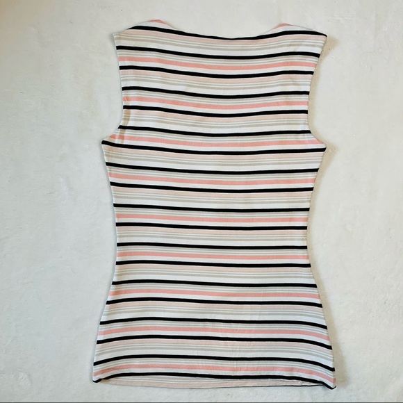 WHBM Striped Bandage Top - Picture 3 of 6